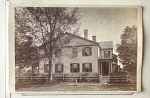 Load image into Gallery viewer, Rare Smyth-Packard House Cabinet Card Maine Underground Railroad Photo

