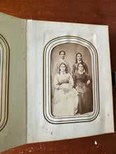 Load image into Gallery viewer, 1860s Photo Album With Civil War Soldier Generals Lincoln Minnesota CDV Tintypes

