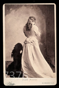 AMAZING & RARE 1880S PHOTO OF THE ACTRESS CLARA MORRIS - SHADOW PLAY - SARONY