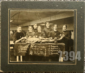 1900s Medical / Dissection Students with Human Cadaver