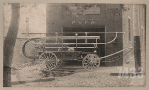 Rare Old Photograph Portland Maine Fire Pumper Early-1900s Firefighting History