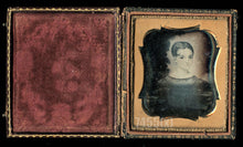 Load image into Gallery viewer, Daguerreotype of a Folk Art Painting of a Young Girl 1830s 1850s
