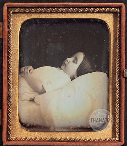 Post Mortem Daguerreotype of a Little Girl in Rare Union Case