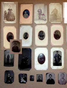 Lot of CDVs and Tintypes 1860s and 1870s