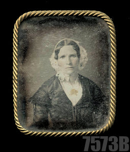 1850s Daguerreotype Sad Woman