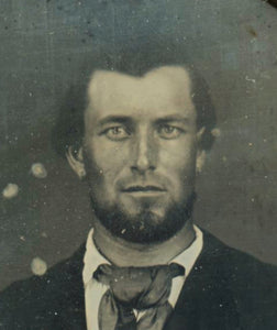1850s Daguerreotype Handsome Man Wearing Hoop Earrings!