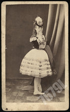 Load image into Gallery viewer, Unusual CDV Photo of a Cigarette or Cigar Smoking Girl 1800s Antique Rare
