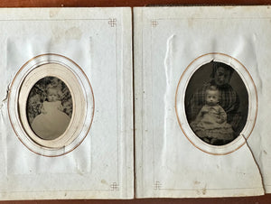 1860s/1870s Photo Album with CDV & Tintype + Civil War Soldier