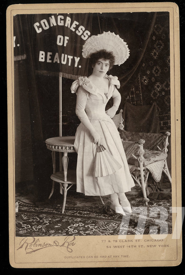 Congress of Beauty Pageant Contestant 1893 Chicago World Fair