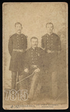 Load image into Gallery viewer, Rare Boudoir Card HONOLULU RIFLES Soldiers Signed, 1880s Hawaii
