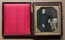 Load image into Gallery viewer, Rare 1/6 Daguerreotype ID'd Doctor with Medical Tools
