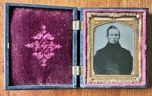 Load image into Gallery viewer, Tintype of a Man, 1860s - Civil War Soldier / Tennessee Confederate? 1860s Photo
