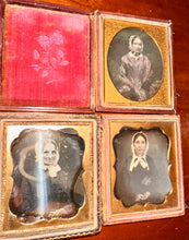 Load image into Gallery viewer, Lot of 14 Daguerreotypes of Women, 1/6 Plate
