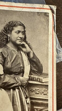 Load image into Gallery viewer, Rare 19th Century CDV Photo Ethnic / Mestiza Woman Lima Peru 1860s
