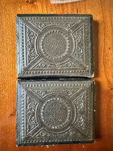 Load image into Gallery viewer, Two Men Unusual Hats Sealed 1/9 Daguerreotype Photo Handsome Friends 1850s

