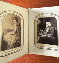 Load image into Gallery viewer, 1860s Photo Album With Civil War Soldier Generals Lincoln Minnesota CDV Tintypes
