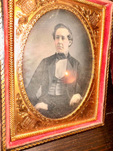 Load image into Gallery viewer, Two Rare Daguerreotypes New York Merchant and Family 1840s 1850s
