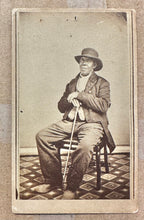 Load image into Gallery viewer, Very Rare CDV Of Former Slave JIM GINES / African American Man
