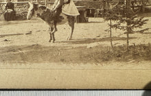 Load image into Gallery viewer, HTF Large 1880s Boudoir Cabinet Card Halfway House on Pike's Peak Cog Railroad
