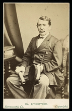 Load image into Gallery viewer, CDV of African Explorer Dr. David Livingstone London Stereoscopic 1/2
