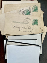 Load image into Gallery viewer, 15 Victorian Era Antique Funeral Memorial Mourning Cards Stamps Post Mortem Lot
