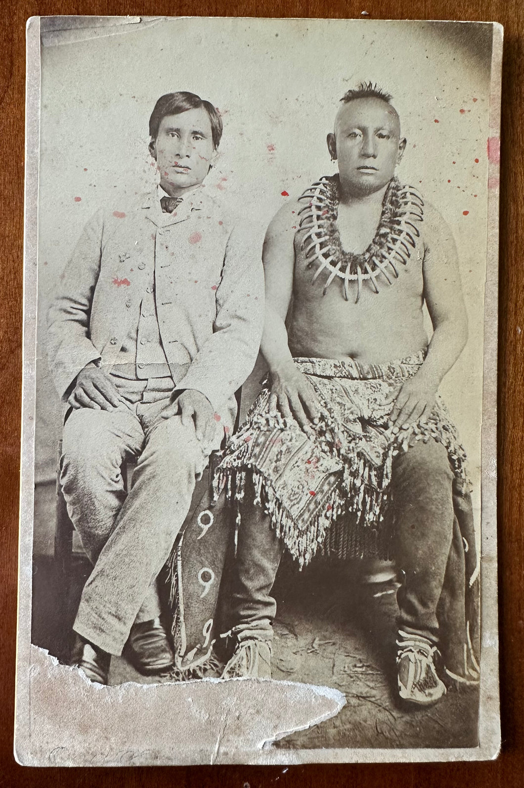 Pawnee Indians Original Cabinet Card