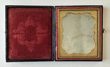 Load image into Gallery viewer, Little Girl Holding a Bird - Pigeon or Dove 1/6 Daguerreotype
