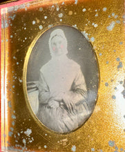 Load image into Gallery viewer, 1/6 Daguerreotype Photo Old Quaker Woman Pennsylvania Photographer 1800s
