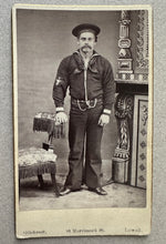 Load image into Gallery viewer, CDV of a Sailor Lowell Massachusetts Photographer USN Navy
