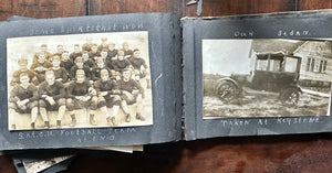 Great 1900s 1910s Snapshot Photo Album 90-100 Images Cars Animals Sports
