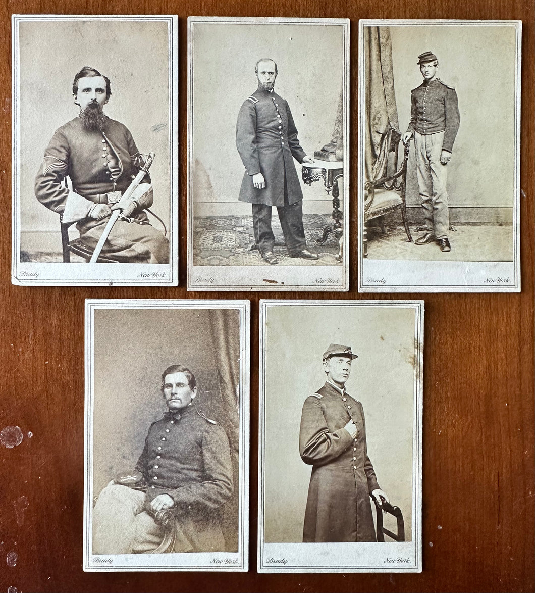Lot of Mathew Brady Civil War CDV Photos #2