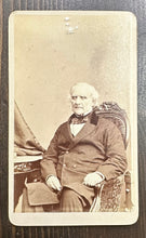 Load image into Gallery viewer, CDV PHOTO MASSACHUSETTS PHILANTHROPIST GEORGE PEABODY BY GURNEY
