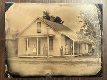 Load image into Gallery viewer, Full Plate Tintype WILSON HOUSE Hotel with Sign
