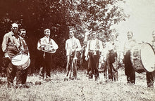 Load image into Gallery viewer, Liberty Center Ohio Music Band Dated 1897 Cabinet Card
