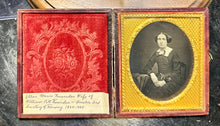 Load image into Gallery viewer, Rare Daguerreotype Wife of Senator William Pitt Fessenden
