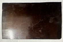 Load image into Gallery viewer, Large 1884 Antique Tintype Photo Man with Penny Farthing High Wheel Bicycle
