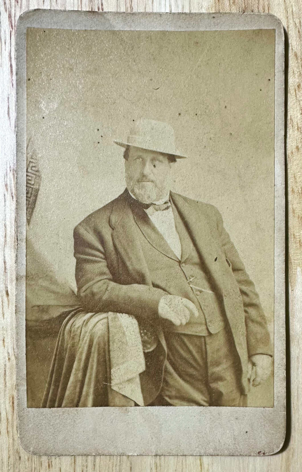 Rare Pose of William BOSS TWEED Corrupt Tammany Hall Politician Sarony