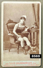 Load image into Gallery viewer, Tattooed Woman, CDV Photo by Eisenmann 19th Century Tattoo Body Art
