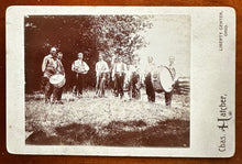 Load image into Gallery viewer, Liberty Center Ohio Music Band Dated 1897 Cabinet Card

