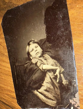 Load image into Gallery viewer, Rare Antique Tintype of a Disabled Child Cerebral Palsy Not Post Mortem
