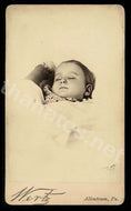Post Mortem CDV Photo / Little Allentown Pennsylvania Girl
