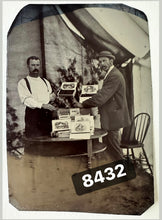 Load image into Gallery viewer, Rare CIGAR SELLERS 1870s Tintype Photo - RARE Occupational
