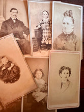 Load image into Gallery viewer, Lot of 21 Antique 1800s CDV Photo Men Women Children
