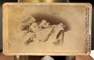 Double Post Mortem CDV Photo / Sisters Murdered by Father in 1872