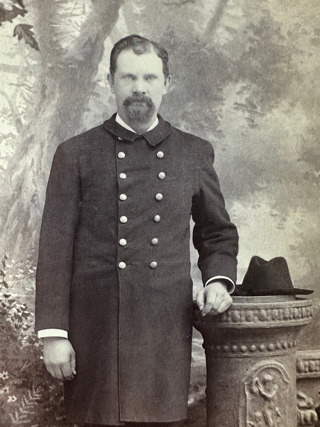 Helena Montana Occupational PANEL Cabinet Card 1880s Police Fireman Military?