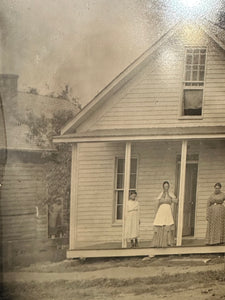 Full Plate Tintype WILSON HOUSE Hotel with Sign