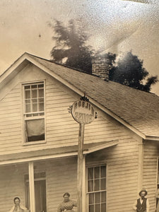 Full Plate Tintype WILSON HOUSE Hotel with Sign