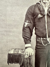 Load image into Gallery viewer, CDV of a Sailor Lowell Massachusetts Photographer USN Navy
