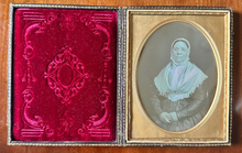 Load image into Gallery viewer, Half Plate Daguerreotype Quaker Woman Wearing Glasses / Sealed
