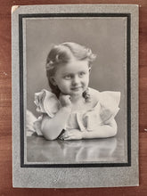 Load image into Gallery viewer, Antique Photo Cute Little Girl St. Joseph Michigan Photographer 1900s
